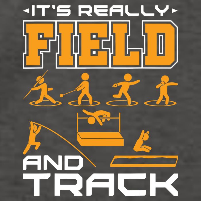 Its Really Field And Track Funny Quote Vector Backpack