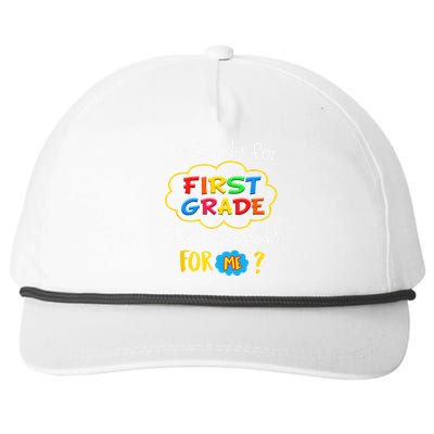 IM READY FOR 1ST GRADE BUT IS IT READY FOR ME Snapback Five-Panel Rope Hat