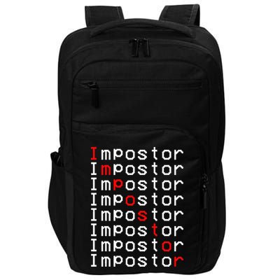 Impostor Repeated Gift Video Gamer Impostor Kinda Sus Impact Tech Backpack