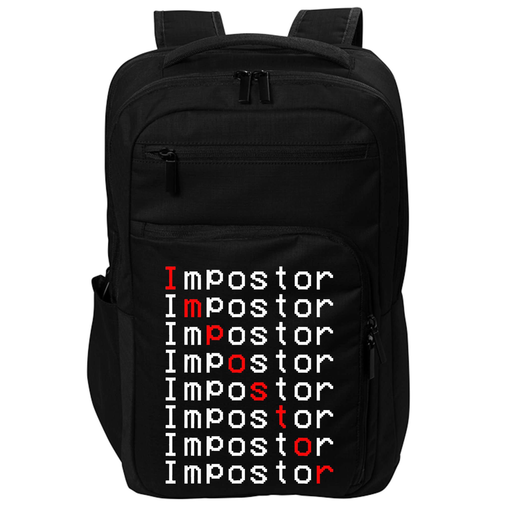 Impostor Repeated Gift Video Gamer Impostor Kinda Sus Impact Tech Backpack