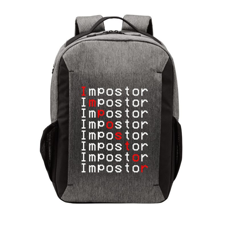 Impostor Repeated Gift Video Gamer Impostor Kinda Sus Vector Backpack