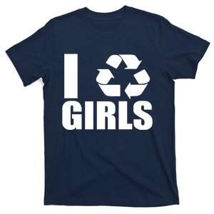 I Recycle Girls Funny T-Shirt