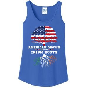 Ireland Roots Gift American Grown Irish Roots Ireland Cute Gift Ladies Essential Tank