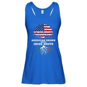 Ireland Roots Gift American Grown Irish Roots Ireland Cute Gift Ladies Essential Flowy Tank