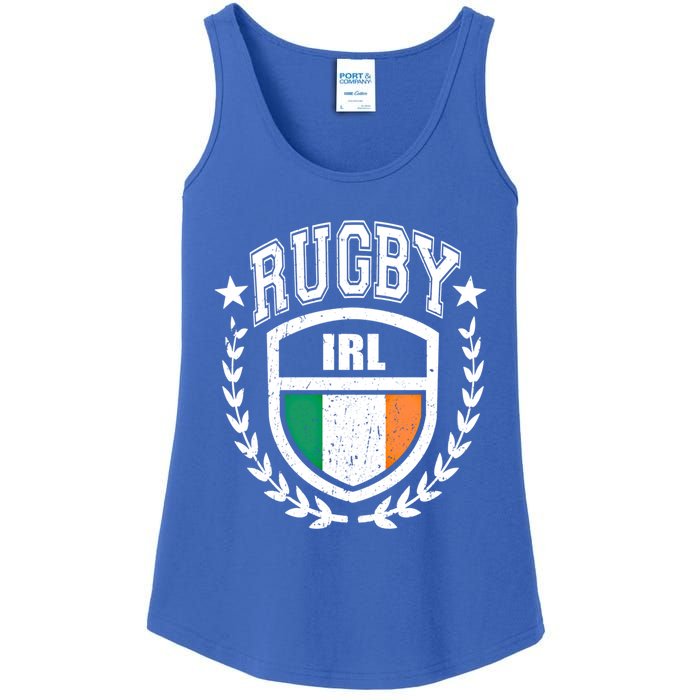 Ireland Rugby Gear Irish Flag Vintage Sport Gift Ladies Essential Tank