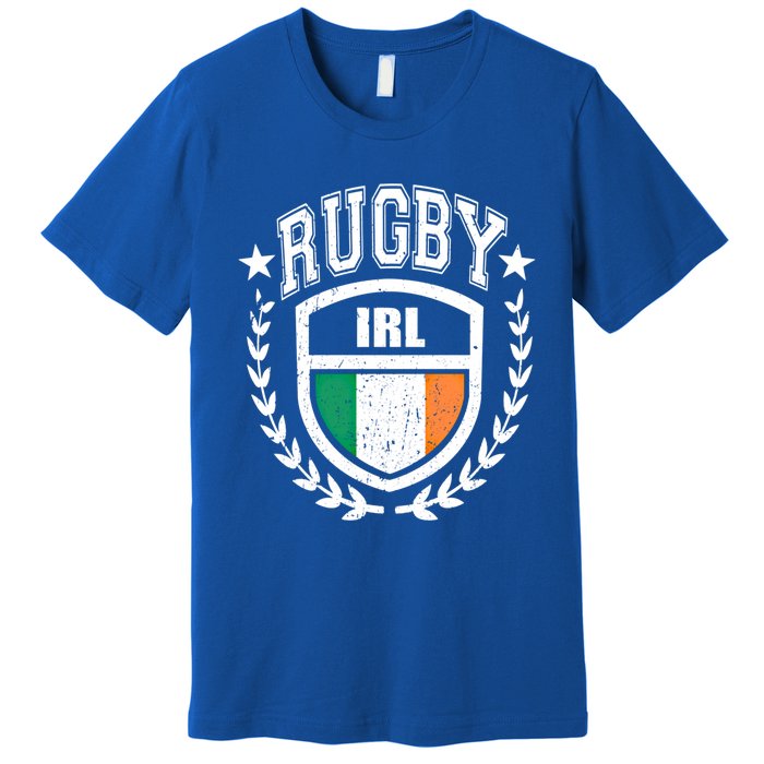 Ireland Rugby Gear Irish Flag Vintage Sport Gift Premium T-Shirt