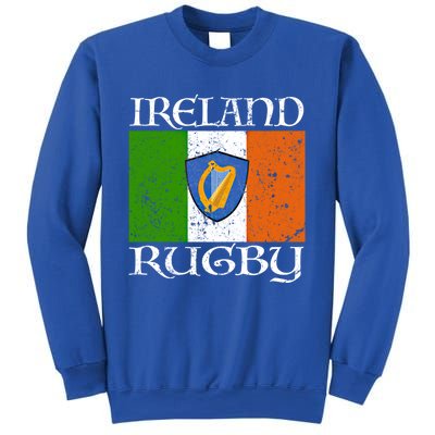 Ireland Rugby Gift Vintage Irish Flag Rugby Fan Gift Idea Sweatshirt