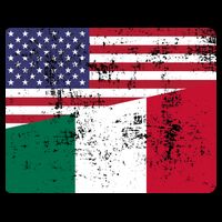 ITALIAN ROOTS Half American Flag USA ITALY FLAG Impact Tech Backpack