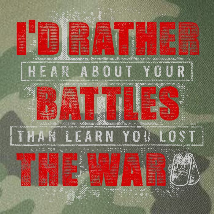 ID Rather Hear About Your Battles Than Learn You Lost War Legacy Tie Dye Trucker Hat