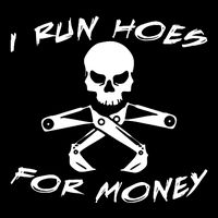 I Run Hoes For Money Flat Bill Trucker Hat