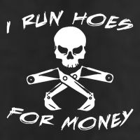 I Run Hoes For Money Golf Towel
