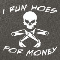 I Run Hoes For Money Cotton Canvas Backpack