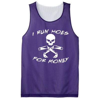 I Run Hoes For Money Mesh Reversible Basketball Jersey Tank