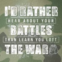 ID Rather Hear About Your Battles Than Learn You Lost War Legacy Tie Dye Trucker Hat