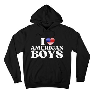 I Red Heart Usa America Hoodie