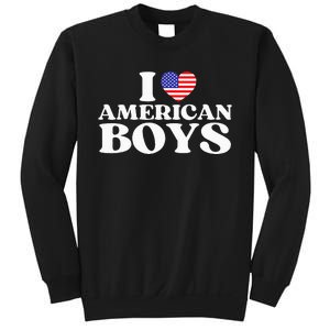 I Red Heart Usa America Sweatshirt