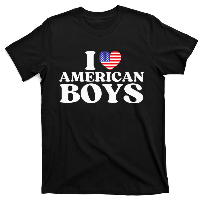 I Red Heart Usa America T-Shirt