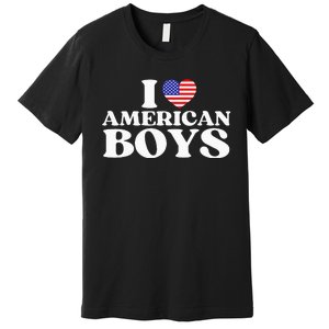 I Red Heart Usa America Premium T-Shirt