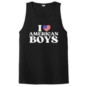 I Red Heart Usa America PosiCharge Competitor Tank