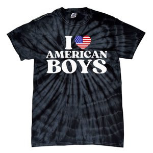 I Red Heart Usa America Tie-Dye T-Shirt