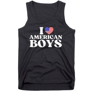 I Red Heart Usa America Tank Top