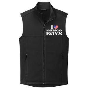 I Red Heart Usa America Collective Smooth Fleece Vest