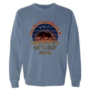 Immee River Hunt And Fishing Vacation Gift Garment-Dyed Sweatshirt