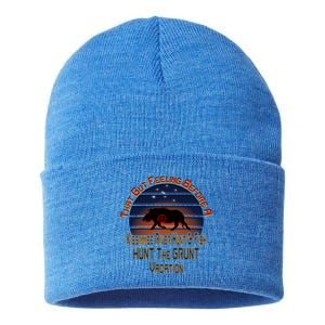 Immee River Hunt And Fishing Vacation Gift Sustainable Knit Beanie