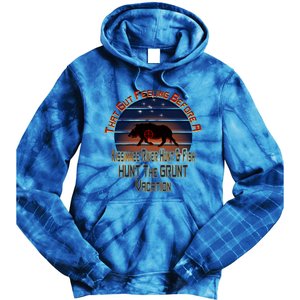 Immee River Hunt And Fishing Vacation Gift Tie Dye Hoodie