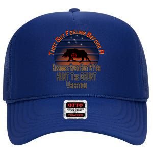 Immee River Hunt And Fishing Vacation Gift High Crown Mesh Back Trucker Hat