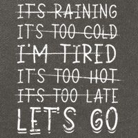 It's raining It's too cold I'm tired It's too hot It's too Cotton Canvas Backpack