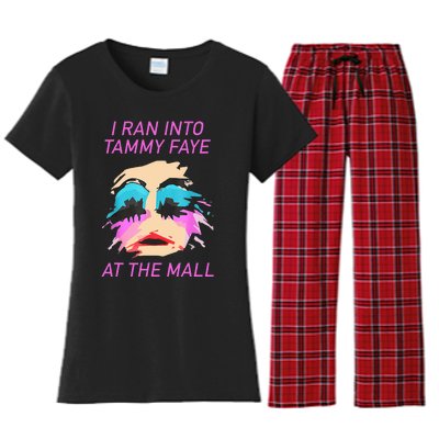 I Ran Into Tammy Faye Bakker At The Mall Women's Flannel Pajama Set