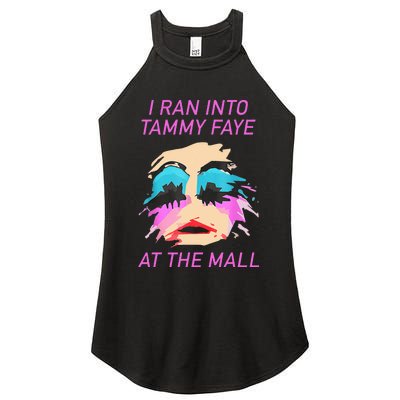 I Ran Into Tammy Faye Bakker At The Mall Women's Perfect Tri Rocker Tank