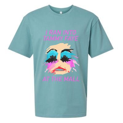 I Ran Into Tammy Faye Bakker At The Mall Sueded Cloud Jersey T-Shirt