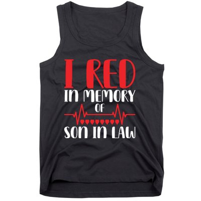 I Red In Memory Of Son In Law T S Tank Top