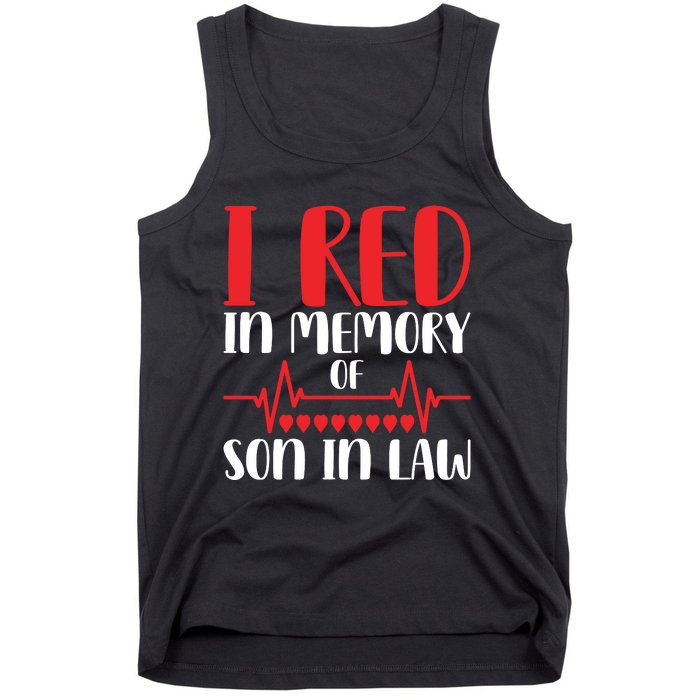 I Red In Memory Of Son In Law T S Tank Top