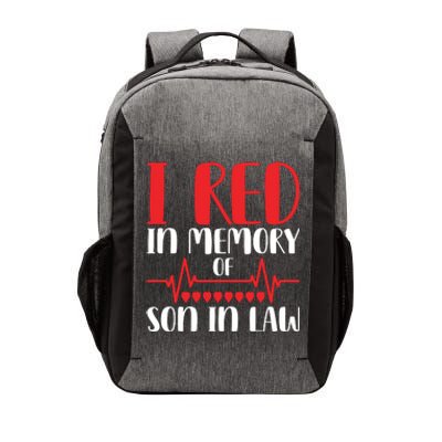 I Red In Memory Of Son In Law T S Vector Backpack