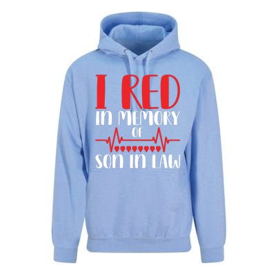 I Red In Memory Of Son In Law T S Unisex Surf Hoodie