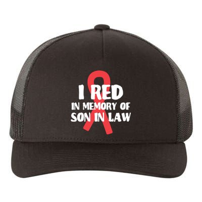 I Red In Memory Of Son In Law T S Yupoong Adult 5-Panel Trucker Hat