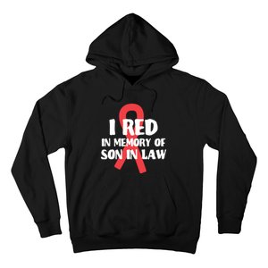 I Red In Memory Of Son In Law T S Hoodie