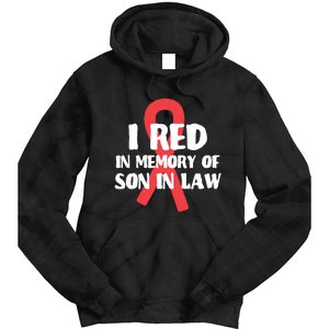 I Red In Memory Of Son In Law T S Tie Dye Hoodie