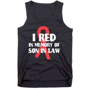 I Red In Memory Of Son In Law T S Tank Top