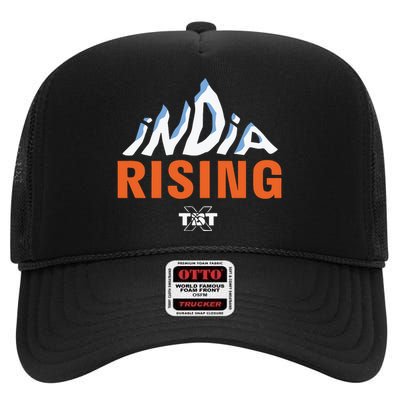 India Rising High Crown Mesh Back Trucker Hat