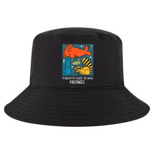 I Really Is Good To Have Friends Rocket & Friends Rocket Lylla Floor Cool Comfort Performance Bucket Hat