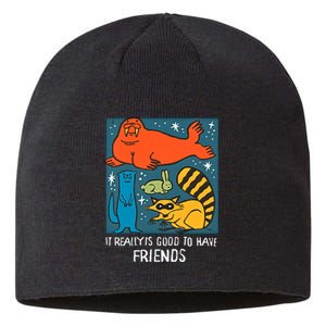 I Really Is Good To Have Friends Rocket & Friends Rocket Lylla Floor Sustainable Beanie