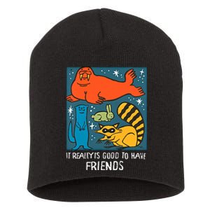 I Really Is Good To Have Friends Rocket & Friends Rocket Lylla Floor Short Acrylic Beanie