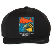 I Really Is Good To Have Friends Rocket & Friends Rocket Lylla Floor Wool Snapback Cap