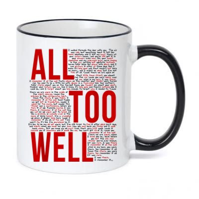 I Remember It All Too Well 11oz Black Color Changing Mug