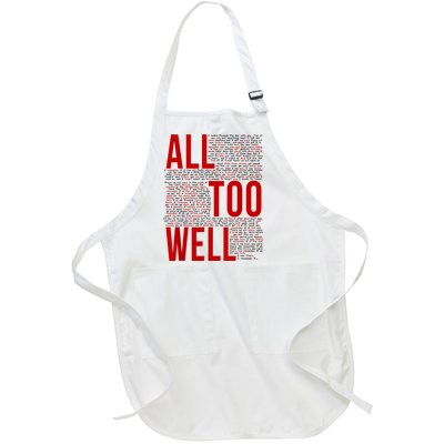 I Remember It All Too Well Full-Length Apron With Pockets