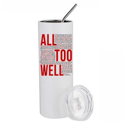 I Remember It All Too Well Stainless Steel Tumbler